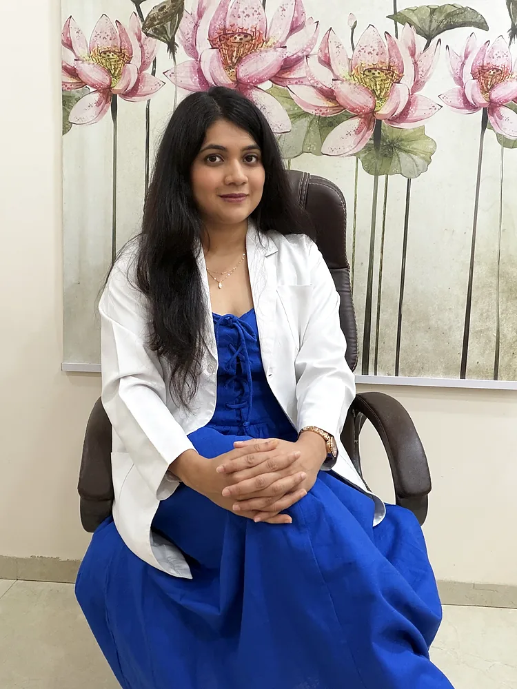 Dr Mitali Pardhi in her clinic