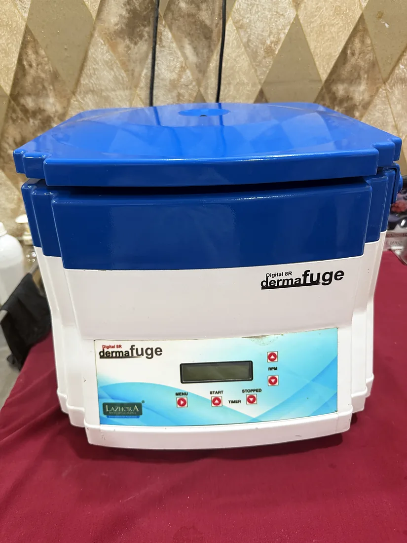 Digital 8R Dermafuge — Centrifuge for PRP preparation at Dr. Mitali's Skin Centre